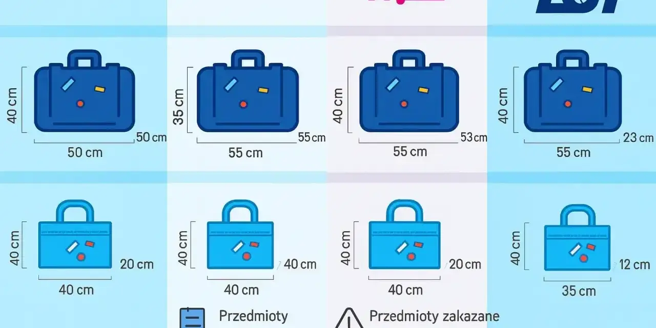 Wymiary bagażu podręcznego dla Ryanair, Air France, Wizz Air i LOT. Sprawdź, ile kg bagażu możesz zabrać.