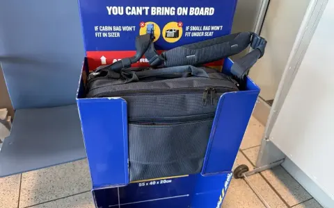 Bagaż rejestrowany Ryanair: czy Twoja torba zmieści się w sizerze? Sprawdź wymiary 55x40x20cm.